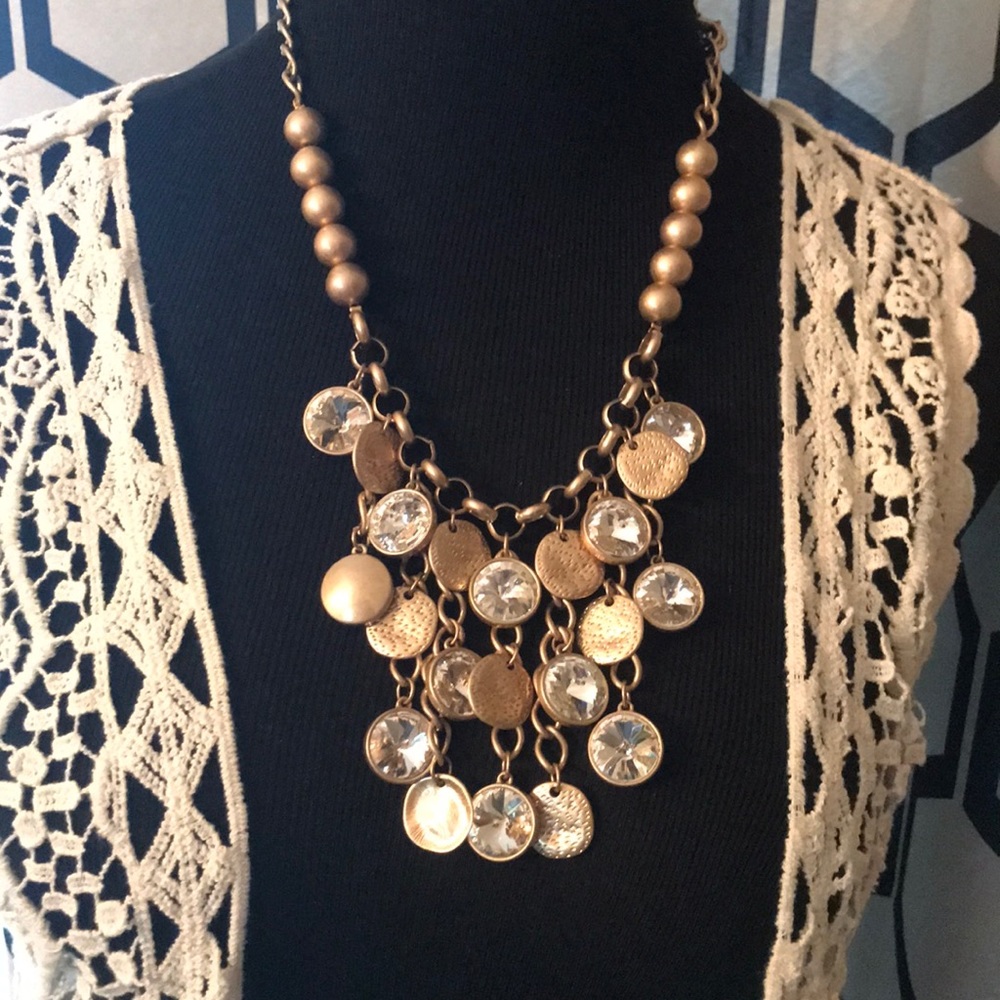 “Bombshell” statement necklace